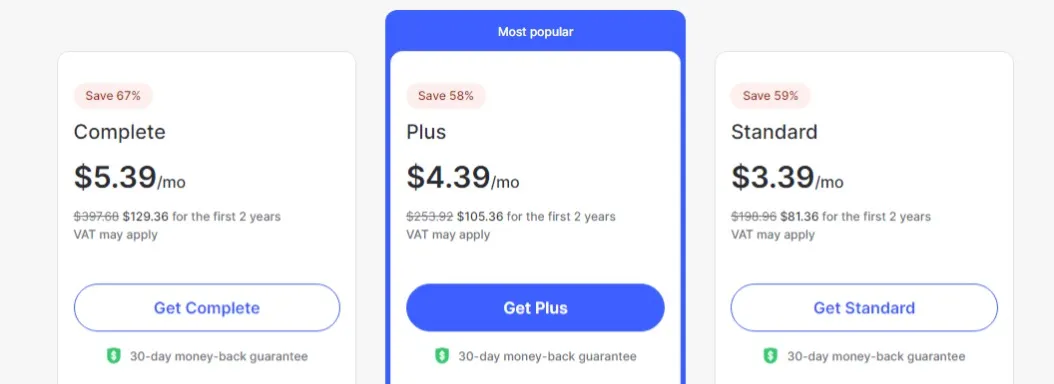 Nord VPN pricing